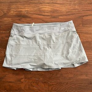 Pace rival tennis skirt blue grey chambray colour